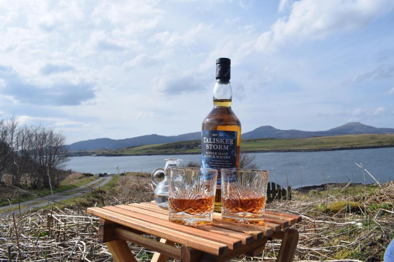 Skye Lodge Dunvegan Skye Bagian luar foto